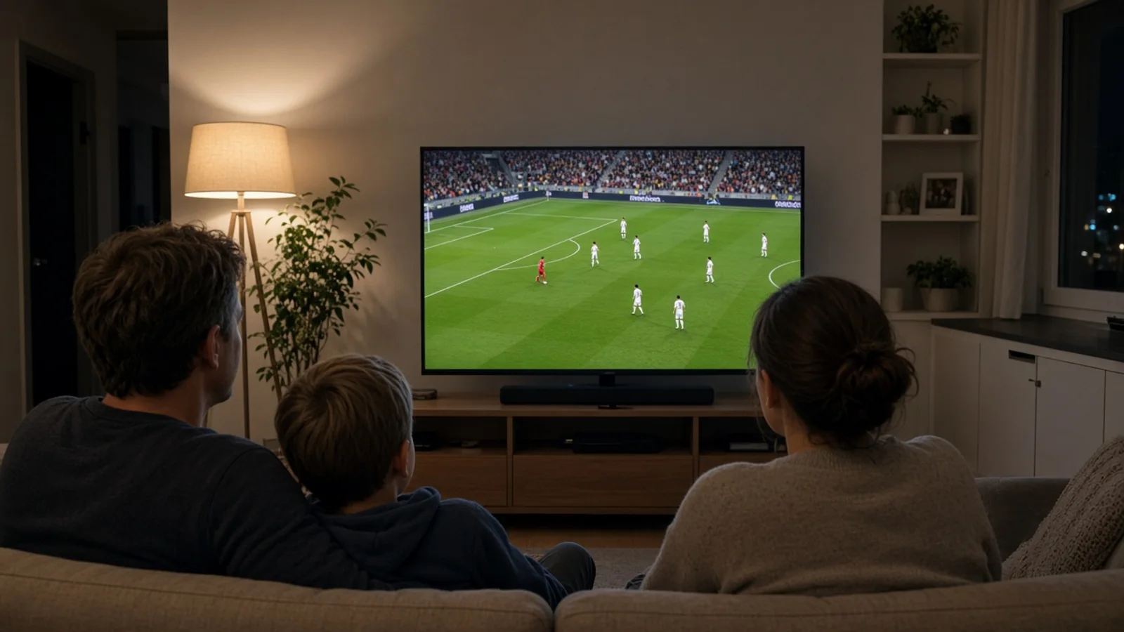 Smart-TV mit Live-TV über IPTV Internet Protocol